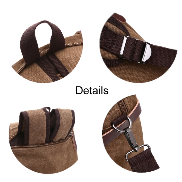 Casual Canvas Three-Purpose Business Briefcase Computer Bag, Color: