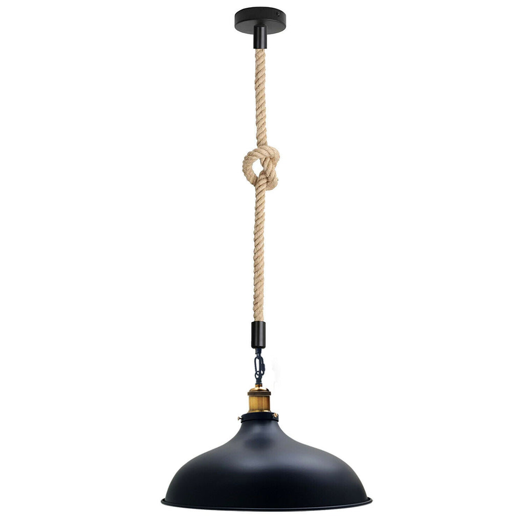 Vintage Industrial Retro Style Ceiling Pendant Light Rustic Lamp Shade
