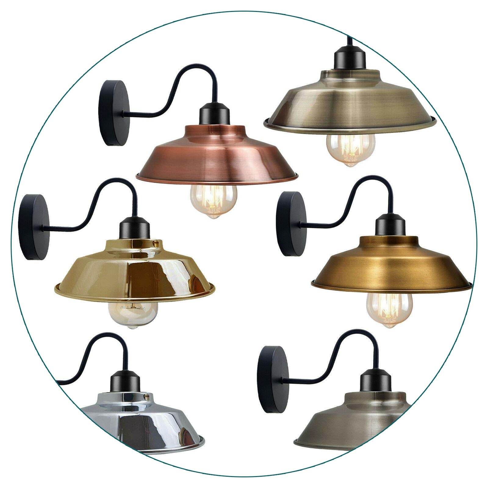 Interior Wall Lights Indoor Industrial Wall Lighting ~1186