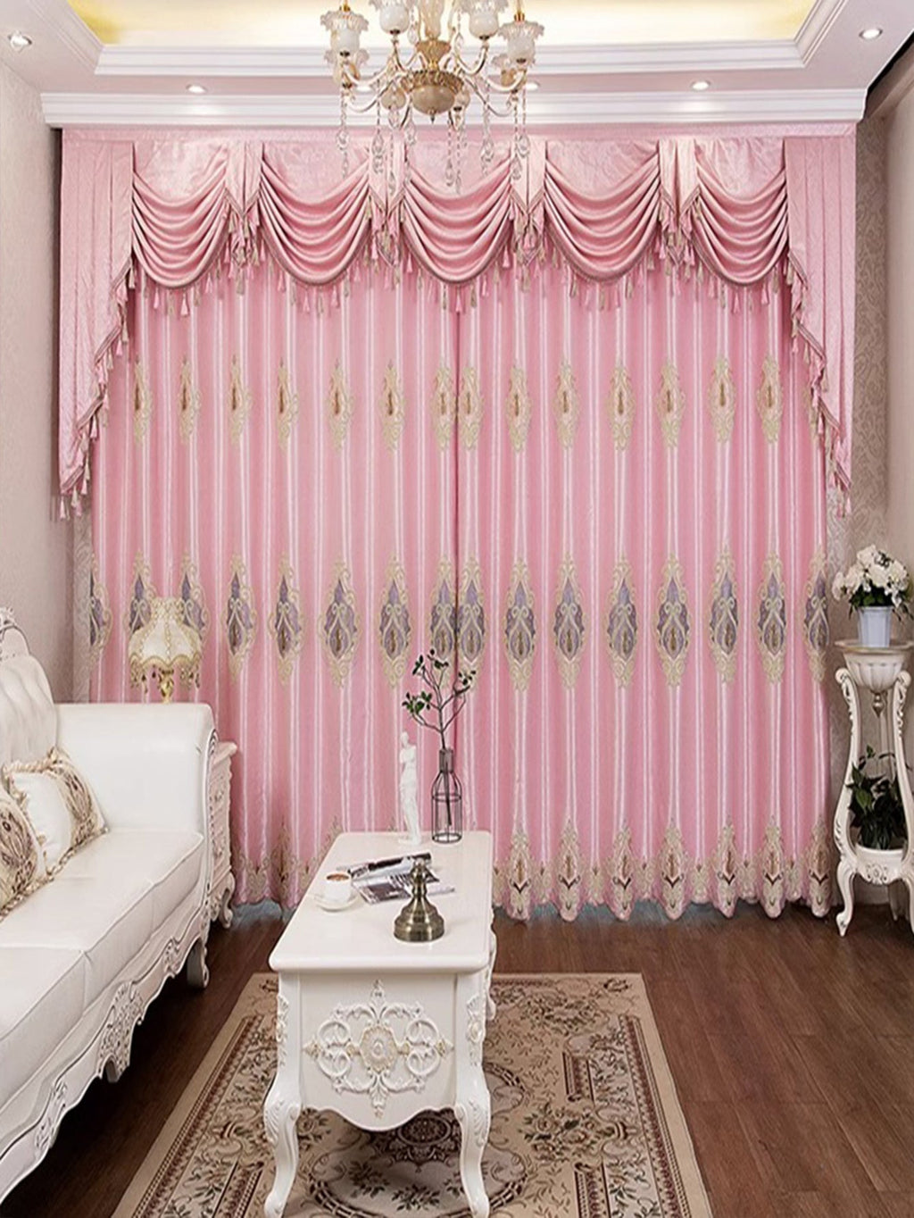 LuxeVellum™ – European Luxury Curtain Panels Without Valance