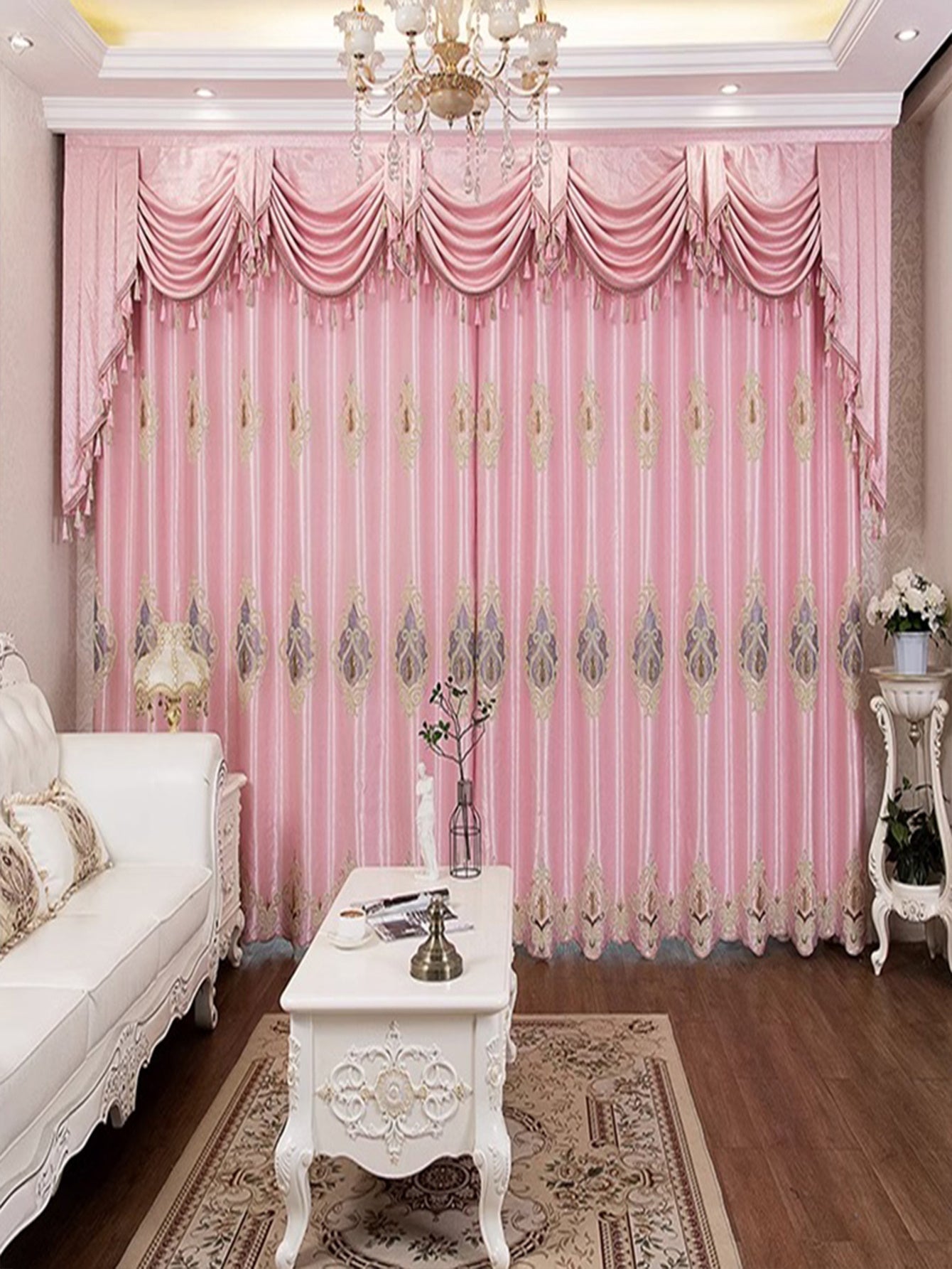 LuxeVellum™ – European Luxury Curtain Panels Without Valance