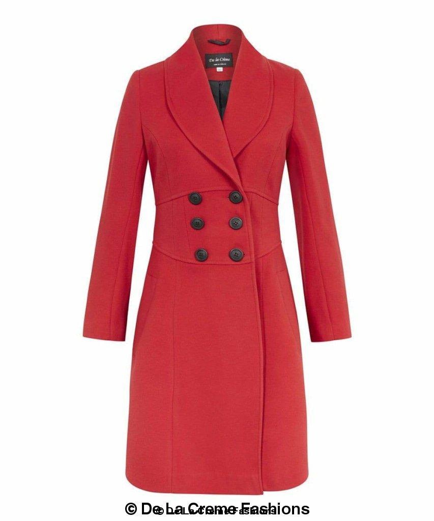 Women's Slim Fit Double-Breasted Roll Collared Coat