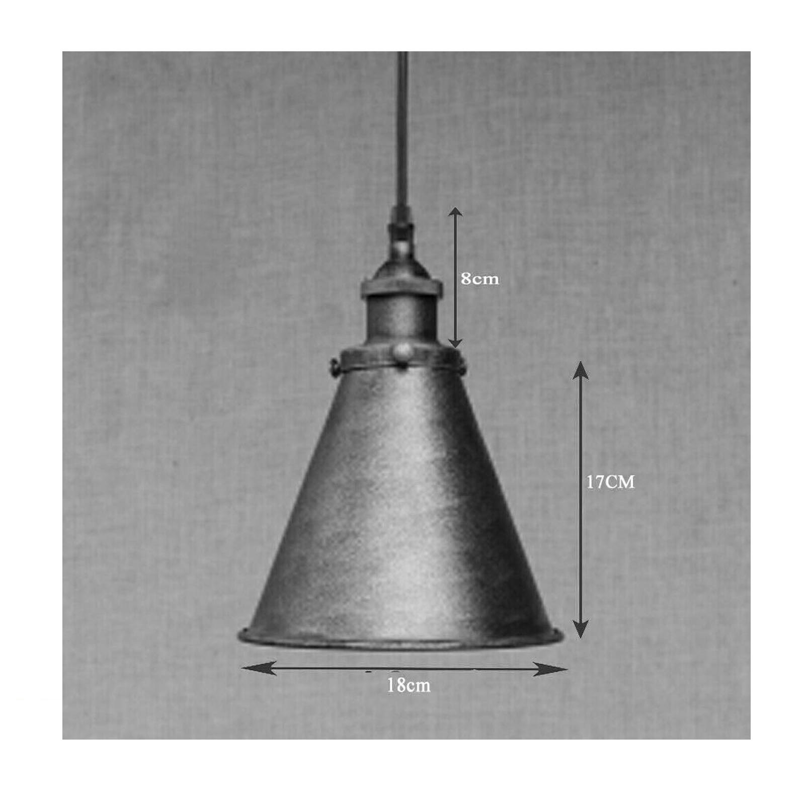 Vintage Retro Ceiling Corn Pendant Light Shade gold holder ~2887
